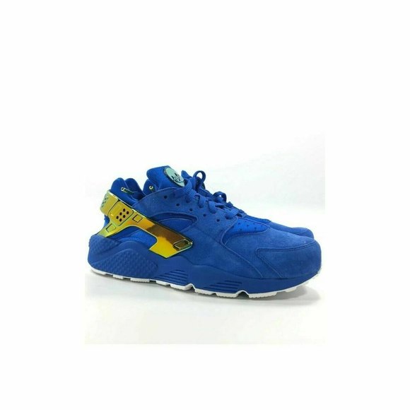 Sold Nike Air HUARACHE RUN PRM QS Men's 9 Undefeated Blue NIPSEY cobalt - Picture 2 of 12